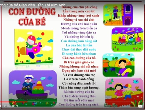 Thơ   Con đường của bé  - Giáo viên: Trần Thị Kim Anh